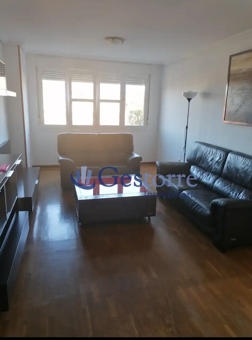 Sala d'estar de Pis en venda en Castrillón amb Calefacció, Jardí privat i Terrassa