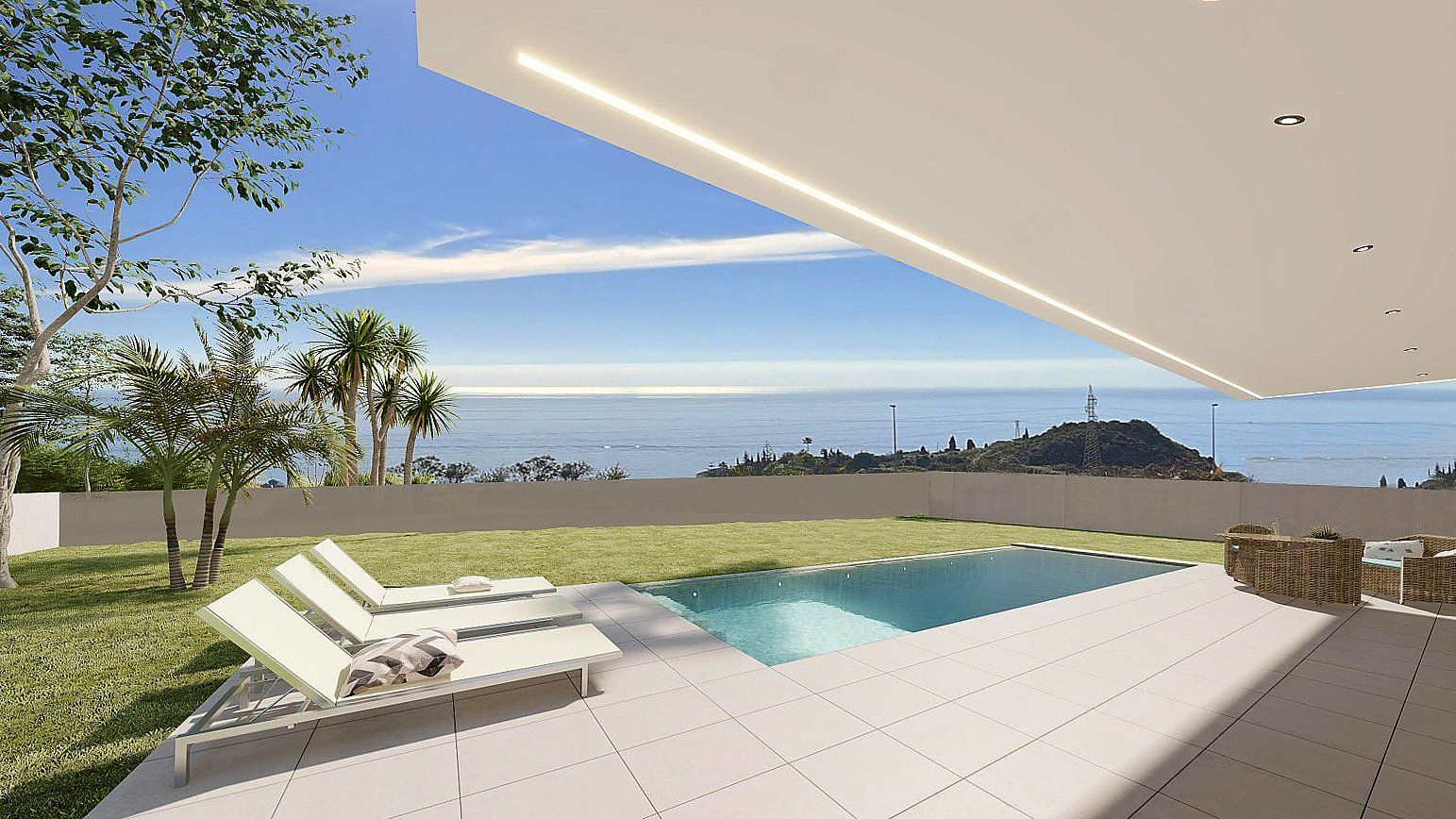 Terraza de Casa o chalet en venta en Benalmádena con Aire acondicionado, Jardín privado y Terraza
