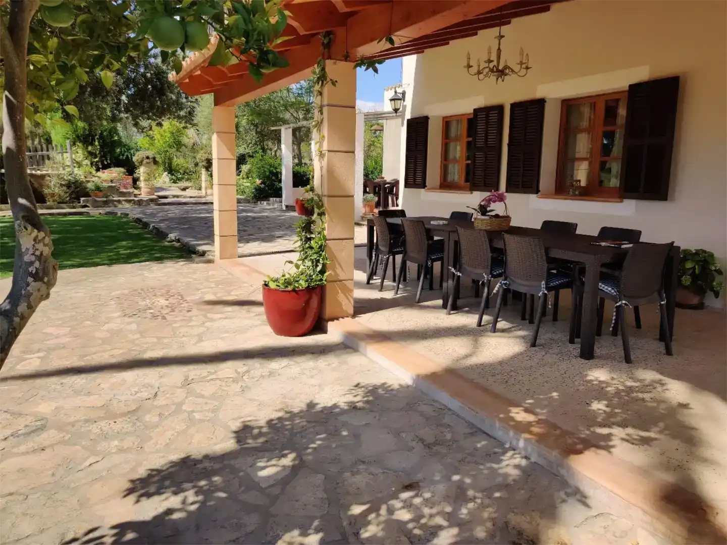 Terrace of Houses for rent in Manacor  with Air Conditioner, Private garden and Storage room