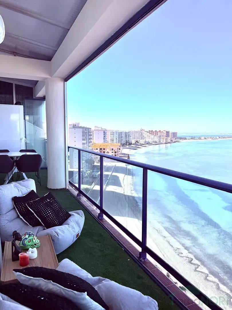 Terrasse von Dachboden zum Verkauf in La Manga del Mar Menor mit Terrasse, Möbliert und Gemeinschaftspool