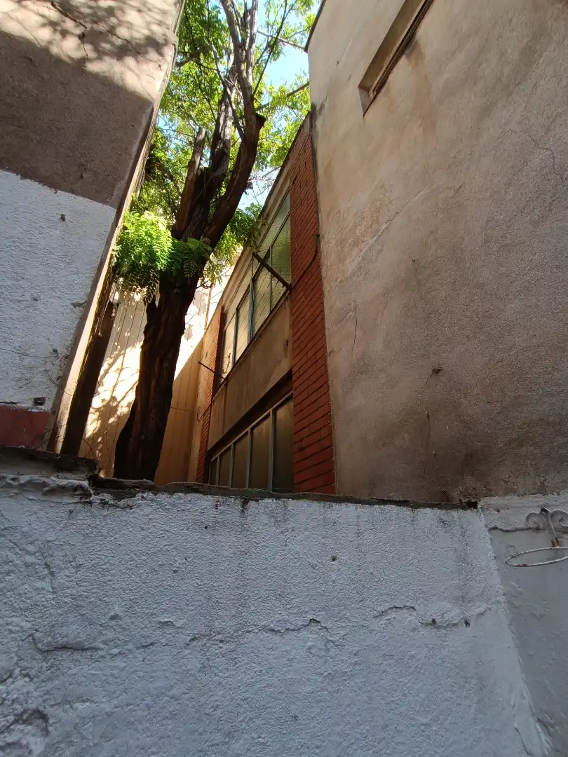 Vista exterior de Piso en venta en Barcelona con Jardín privado, Parquet y Amueblado