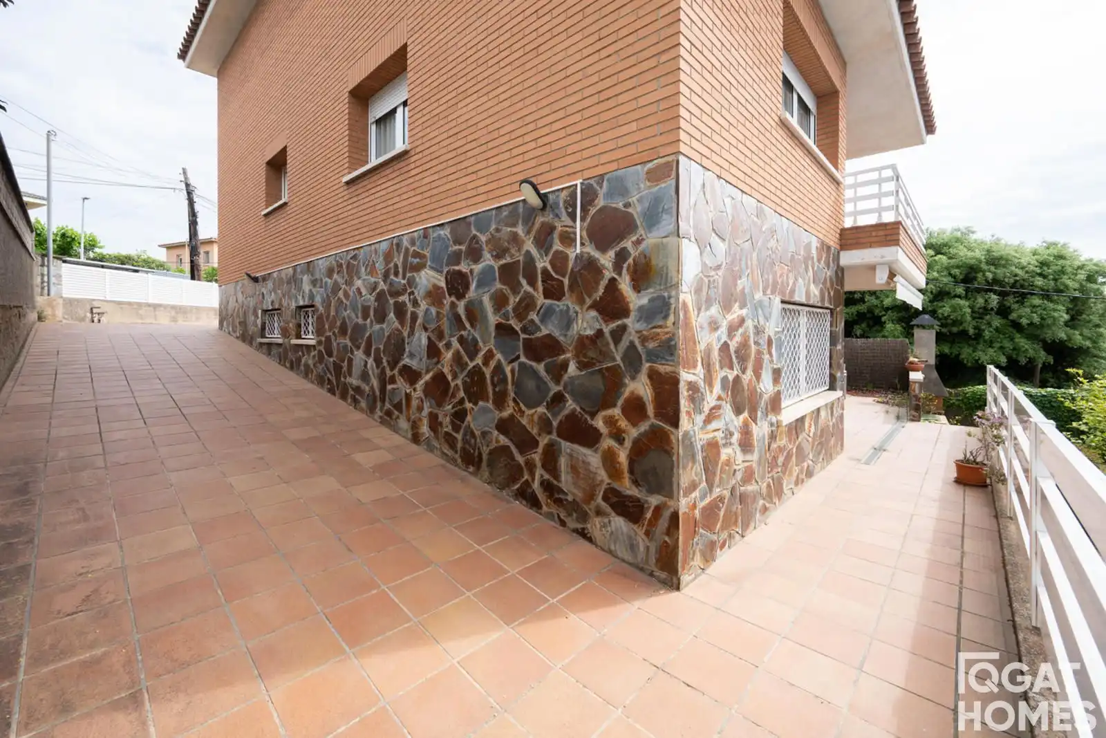 Vista exterior de Casa o xalet en venda en Sant Cugat del Vallès amb Calefacció, Terrassa i Piscina