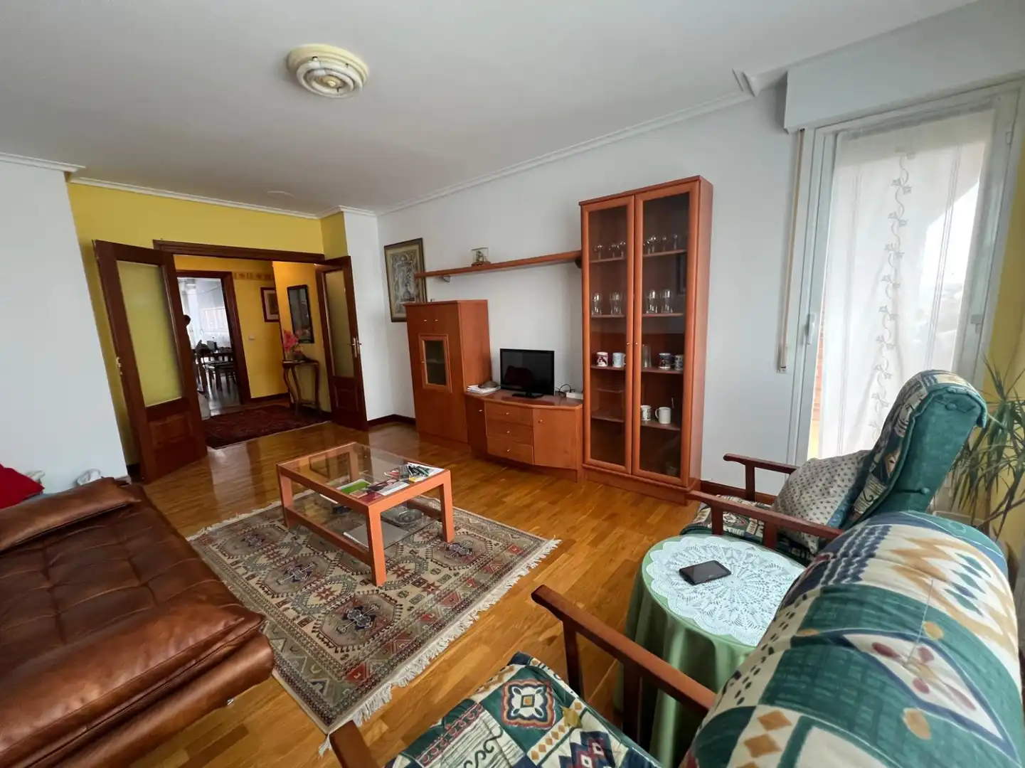 Sala de estar de Piso en venta en  Logroño con Calefacción, Parquet y Terraza