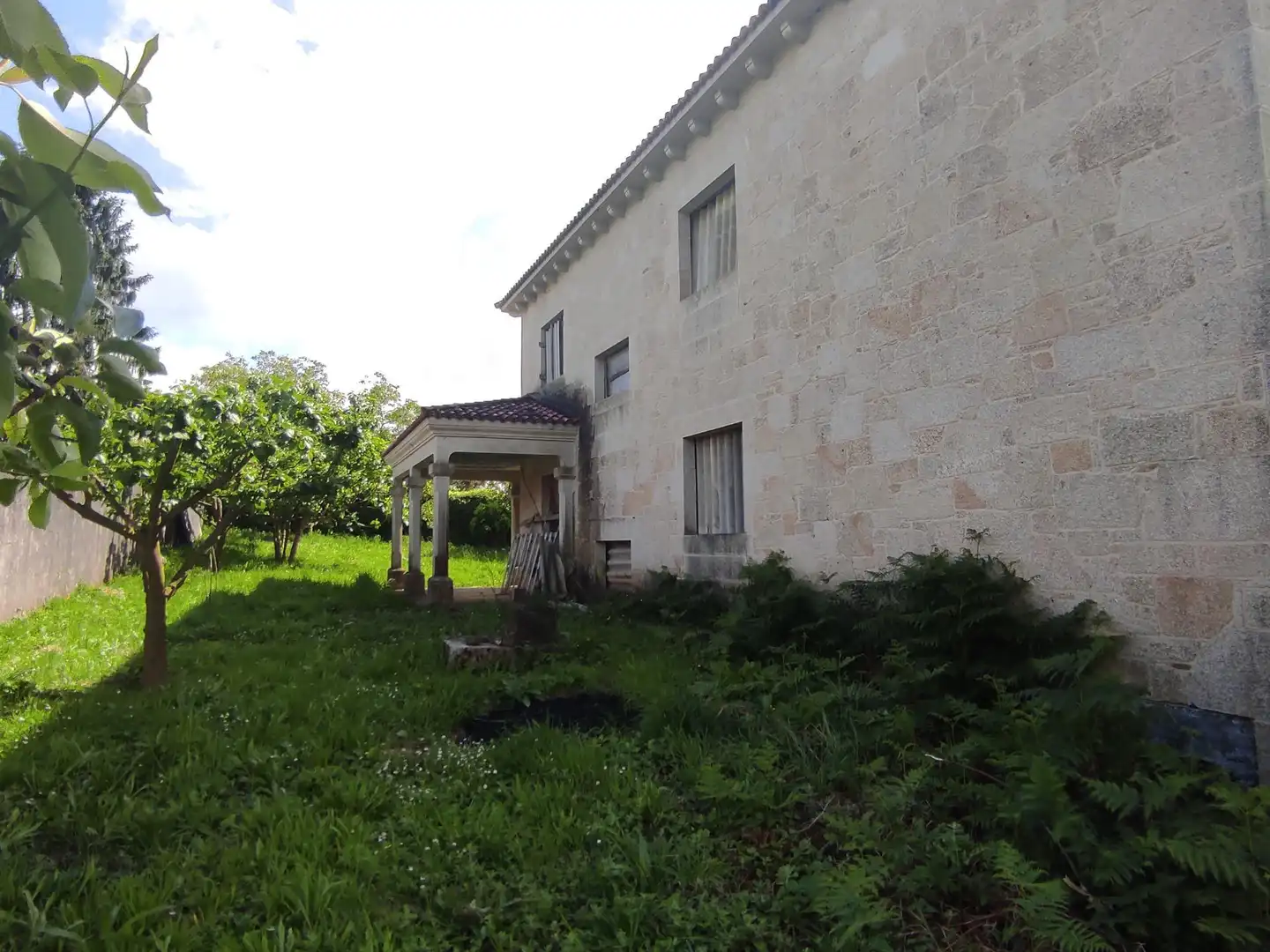 Exterior view of Houses for sale in Santiago de Compostela   with Private garden and Terrace