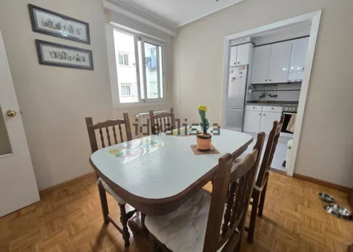 Dining room of Flat for sale in Gijón   with Heating and Parquet flooring