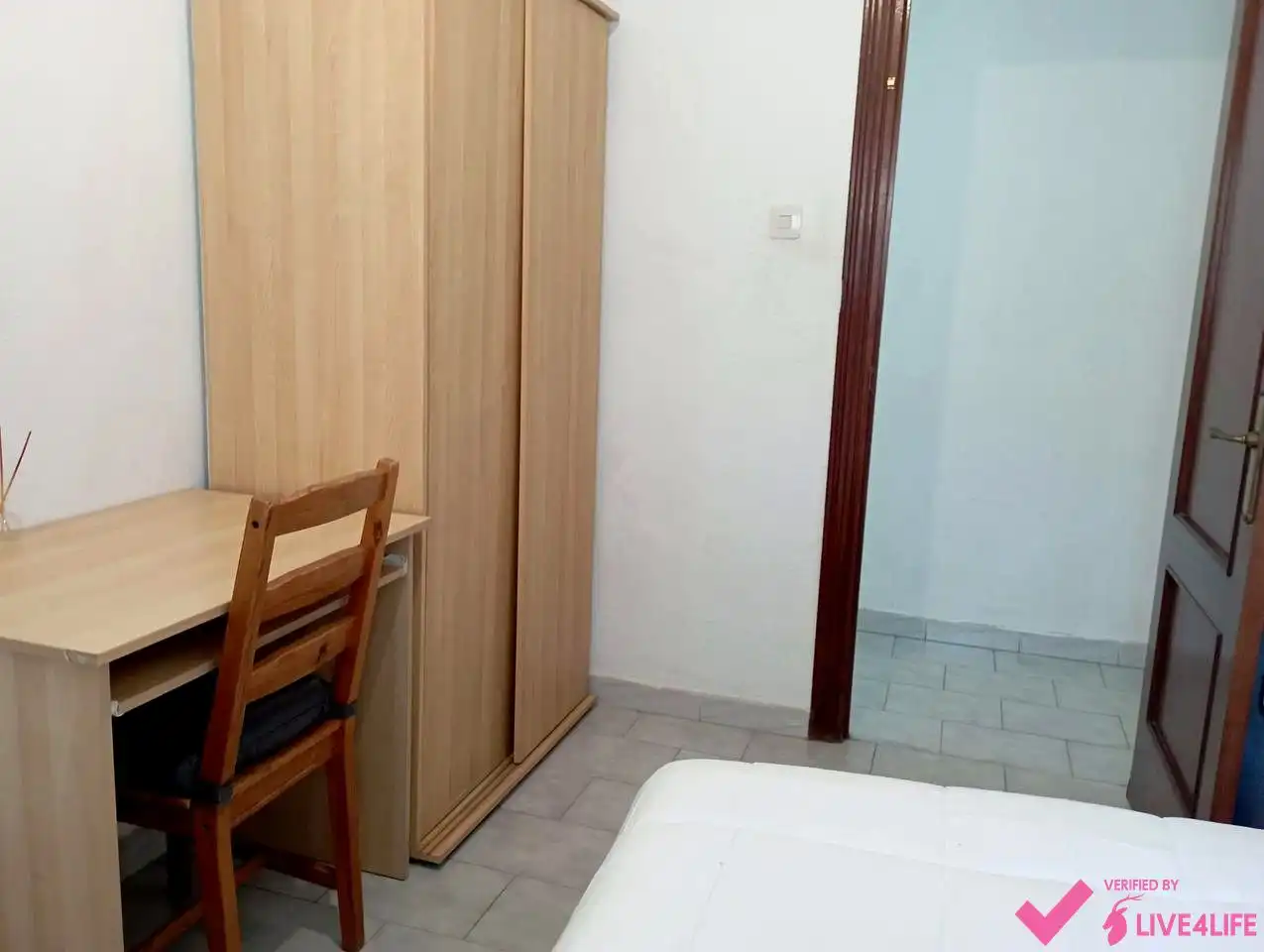Habitación de Piso para compartir en Sevilla con Aire acondicionado, Calefacción y Amueblado
