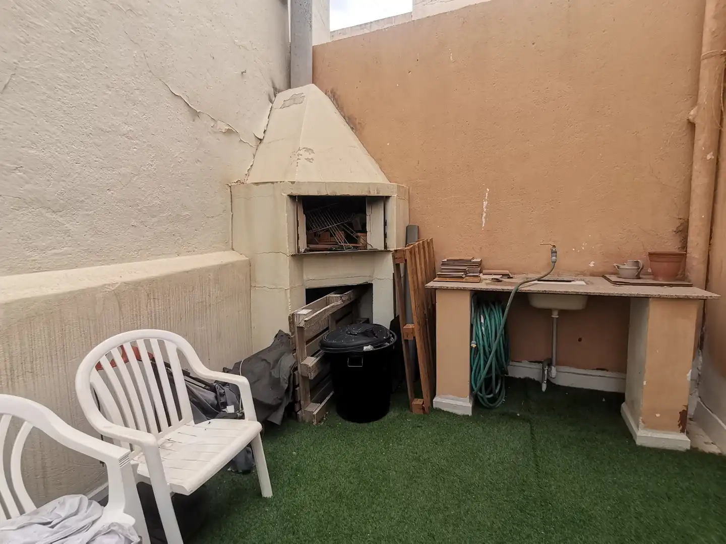 Balcony of Houses for sale in Almería  with Air Conditioner, Private garden and Terrace