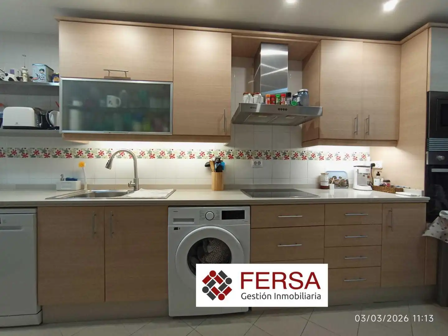 Cocina de Dúplex de alquiler en El Puerto de Santa María con Aire acondicionado, Calefacción y Terraza