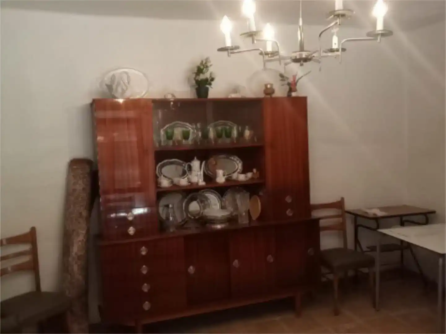 Menjador de Casa adosada en venda en Fuentes de Ropel amb Moblat