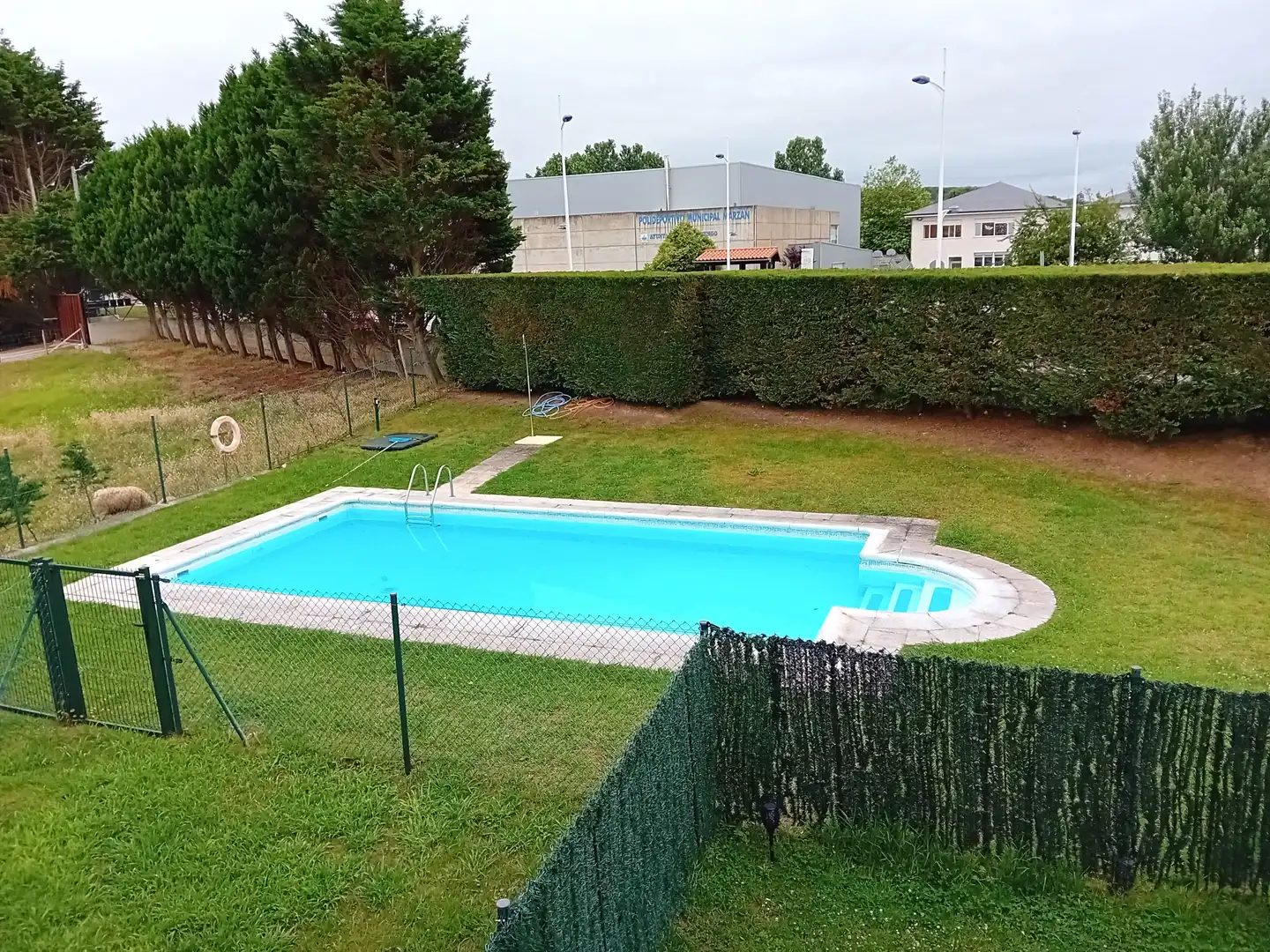 Swimming pool of Flat for rent in Miengo  with Heating, Furnished and Community pool