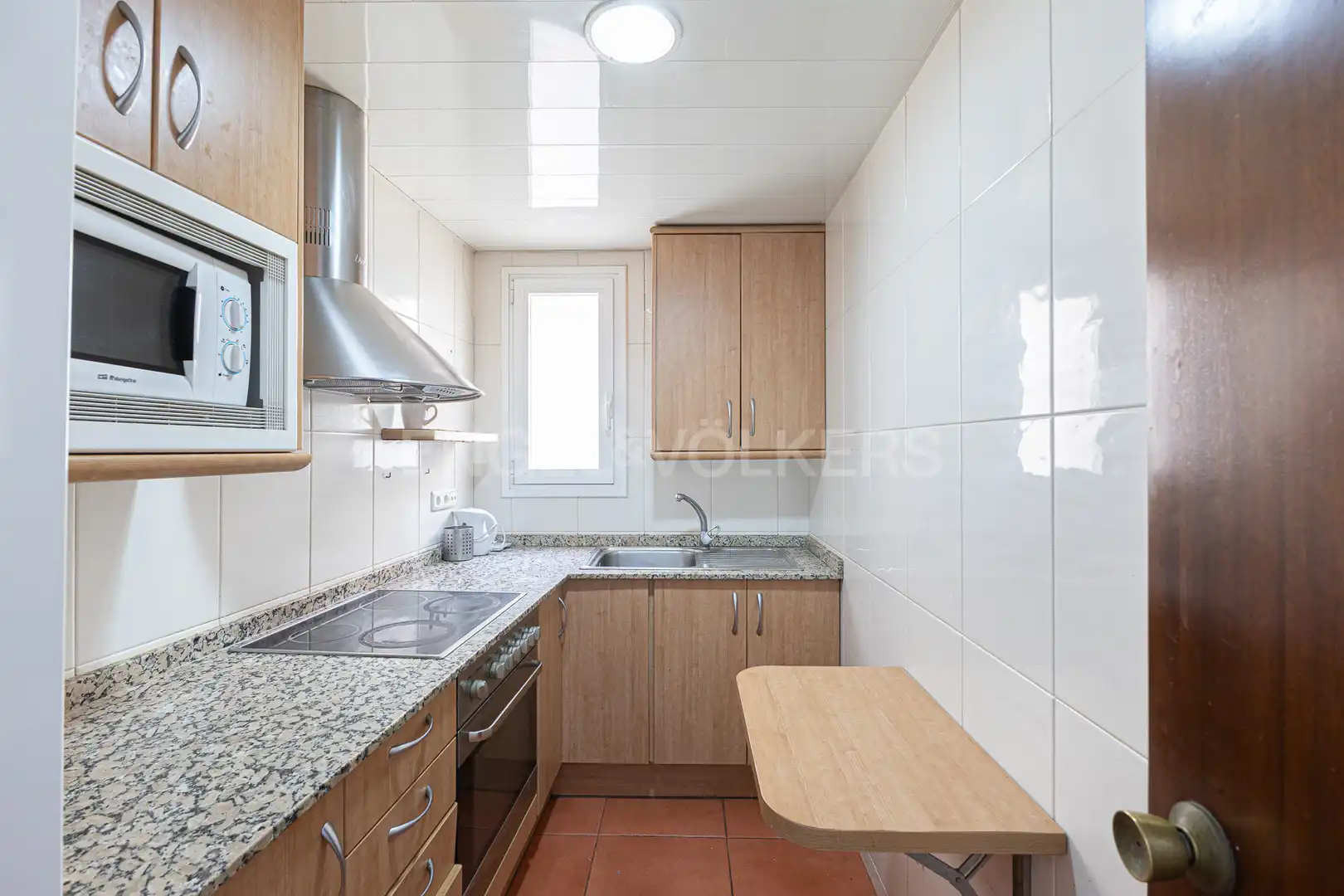 Kitchen of Flat for rent in Barcelona  with Air Conditioner, Heating and Furnished