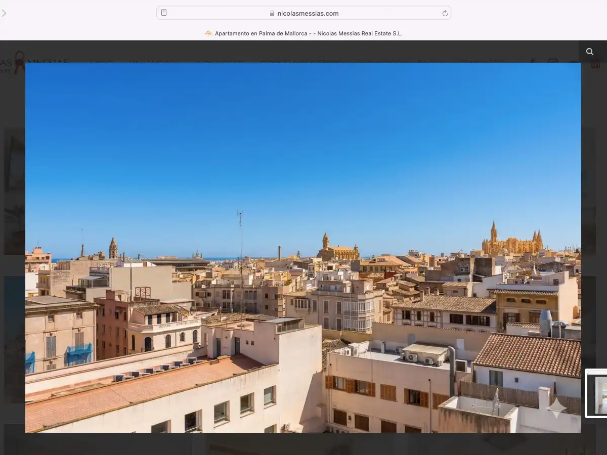 Außenansicht von Wohnung zum Verkauf in  Palma de Mallorca mit Klimaanlage und Terrasse