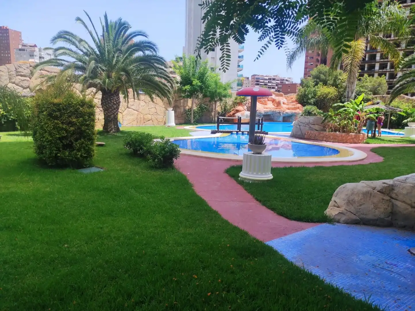 Swimming pool of Flat for sale in Villajoyosa / La Vila Joiosa  with Air Conditioner and Community pool