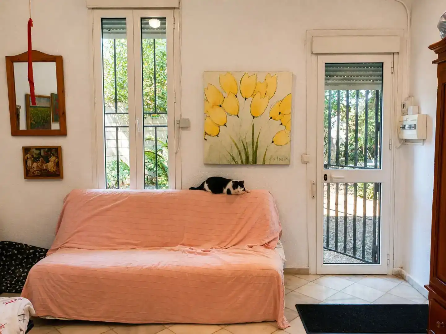 Living room of Flat for sale in Sevilla  with Private garden