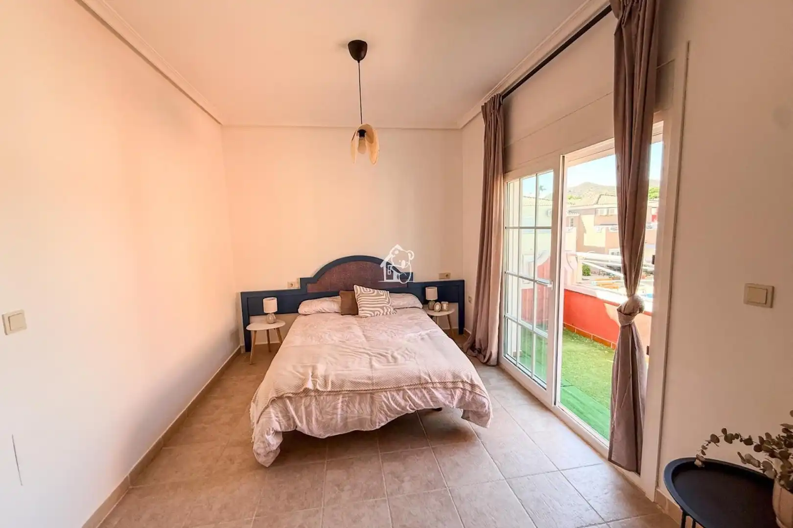 Habitación de Casa adosada de alquiler en Murcia con Aire acondicionado, Terraza y Piscina