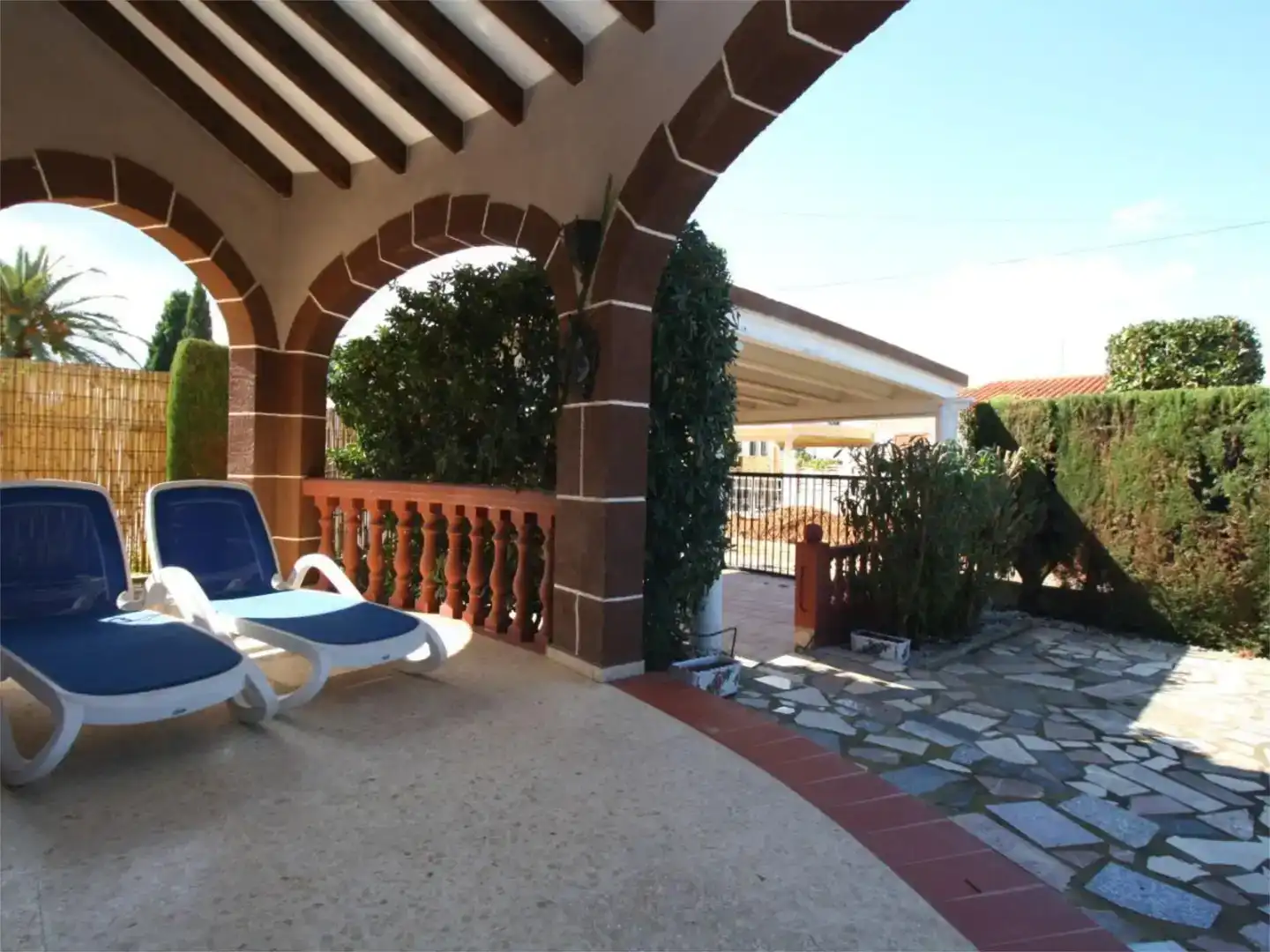 Terrassa de Casa o xalet en venda en Els Poblets amb Aire condicionat i Piscina