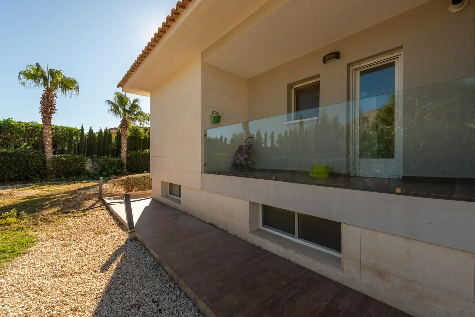 Terraza de Casa o chalet en venta en Alicante / Alacant con Aire acondicionado, Calefacción y Jardín privado