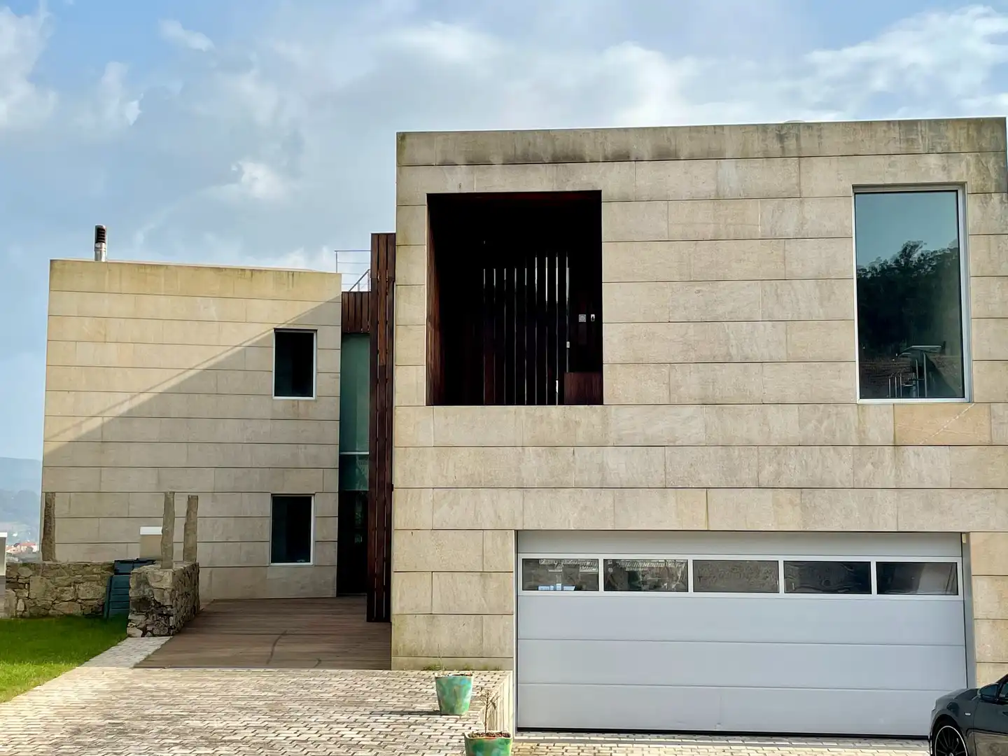 Exterior view of Houses for rent in Vilaboa  with Private garden, Parquet flooring and Terrace