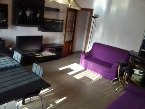 Sala de estar de Piso de alquiler en Ciudad Real Capital con Calefacción, Terraza y Amueblado