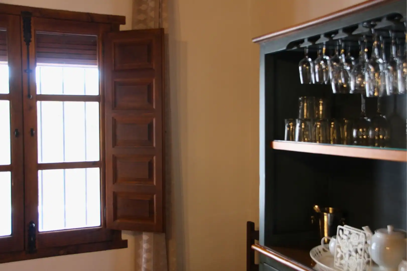 Dining room of Houses for sale in Guaro  with Air Conditioner, Heating and Private garden