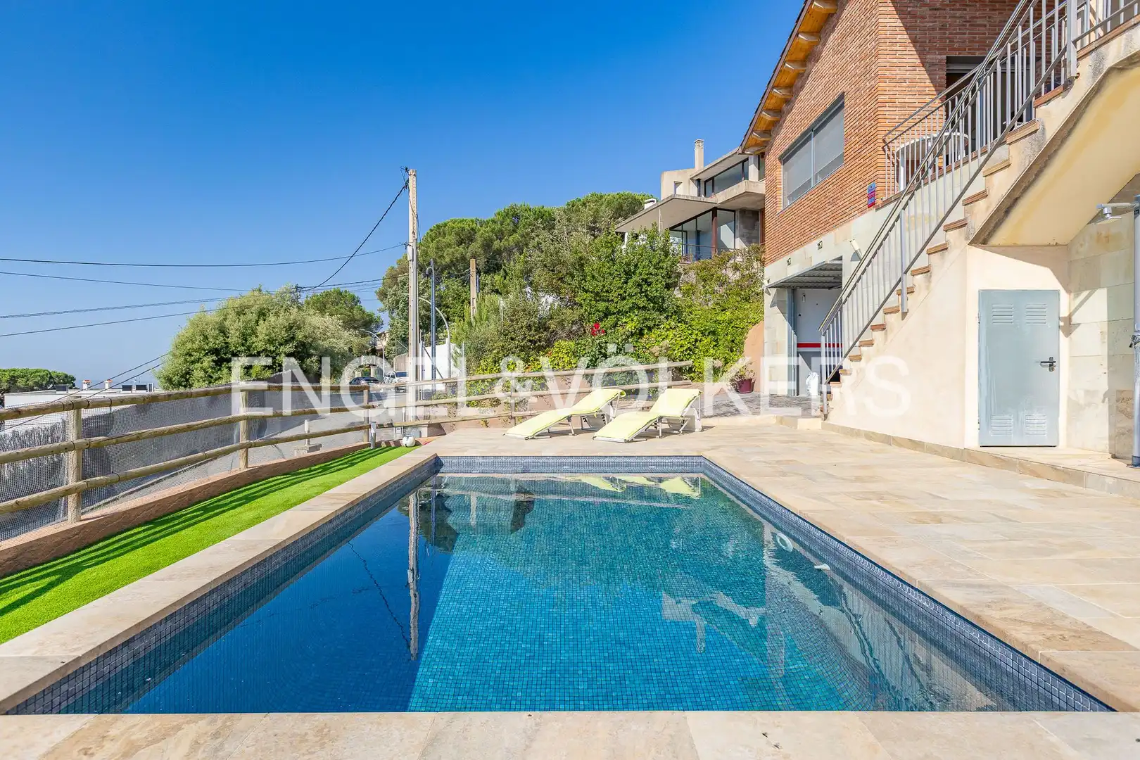 Swimming pool of Houses for sale in L'Ametlla del Vallès  with Heating, Private garden and Storage room