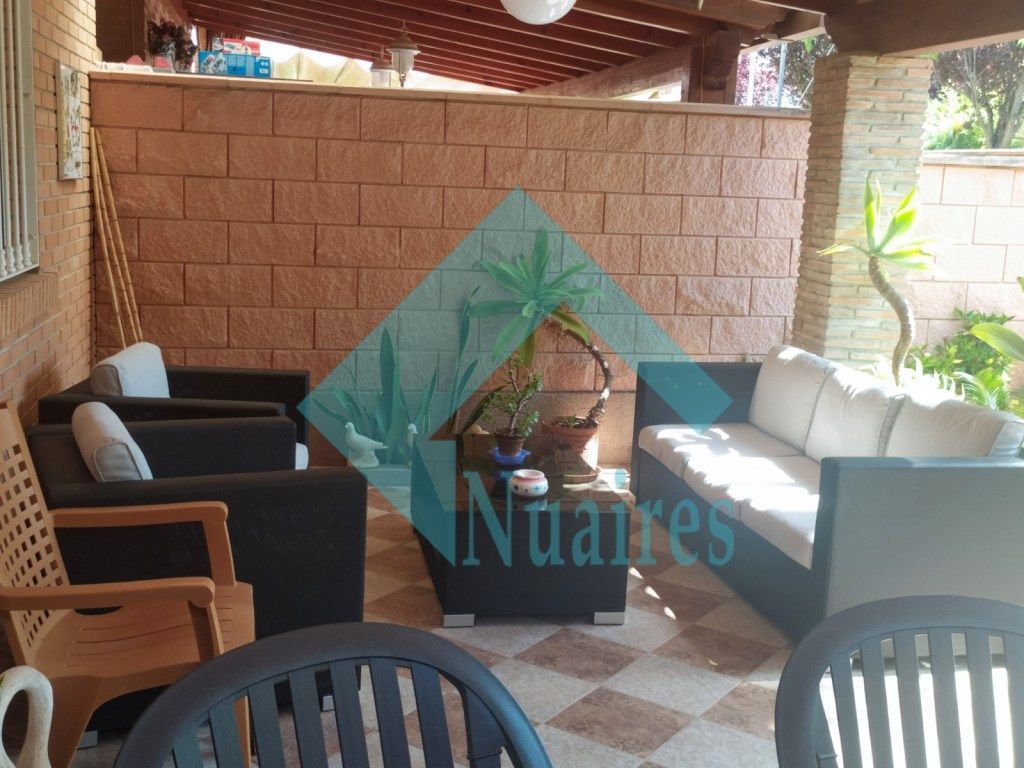 Terrassa de Casa adosada en venda en Castellón de la Plana / Castelló de la Plana amb Aire condicionat, Jardí privat i Terrassa