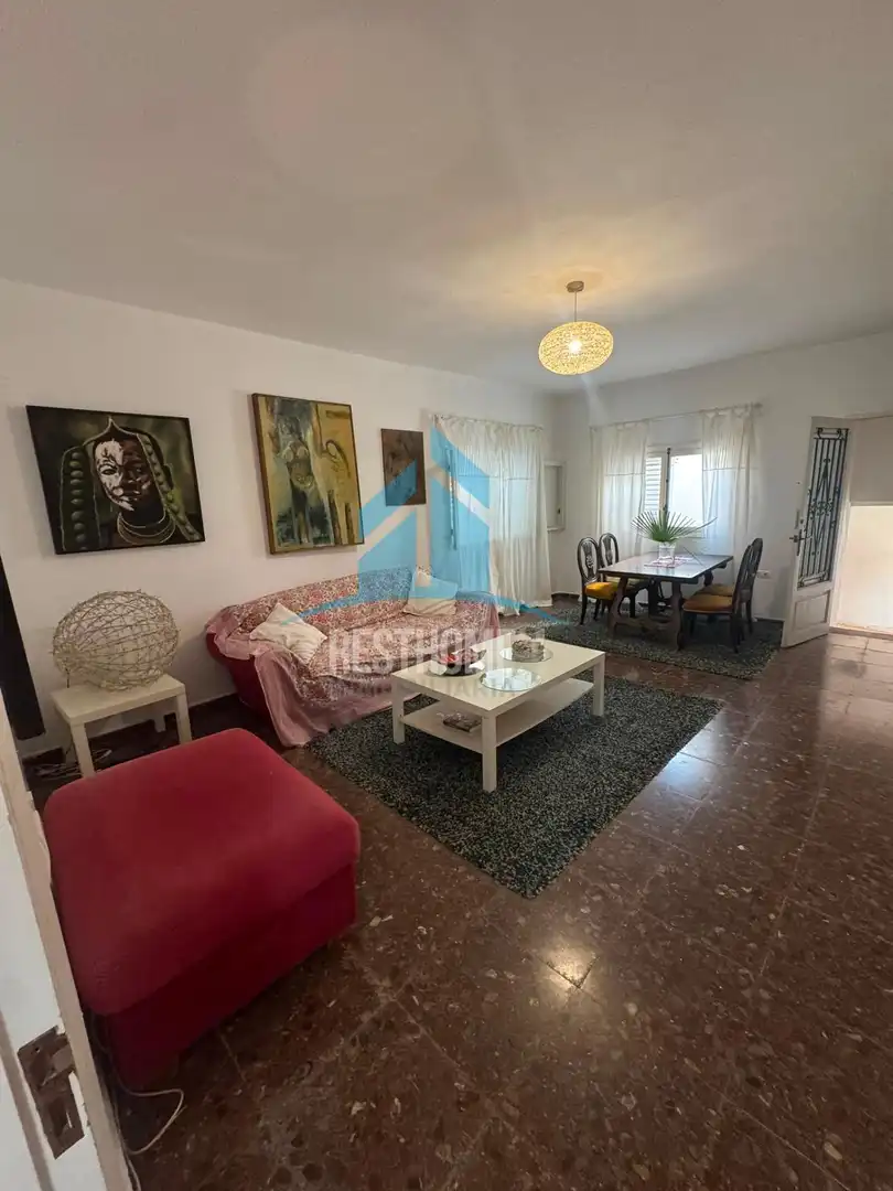 Sala d'estar de Casa adosada en venda en Santa Eulària des Riu amb Terrassa