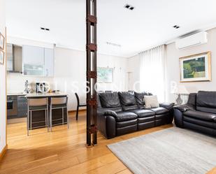 Living room of Attic for sale in  Madrid Capital  with Air Conditioner, Heating and Terrace