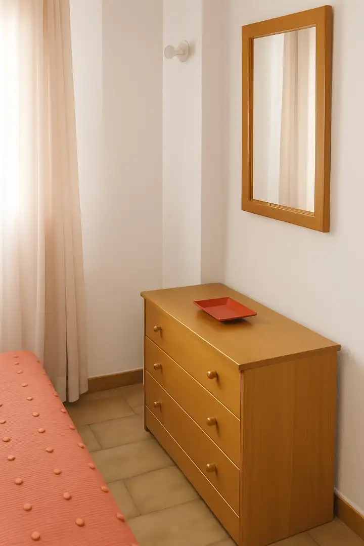 Schlafzimmer von Wohnungen zur Miete in Peñíscola / Peníscola mit Terrasse, Möbliert und Ofen