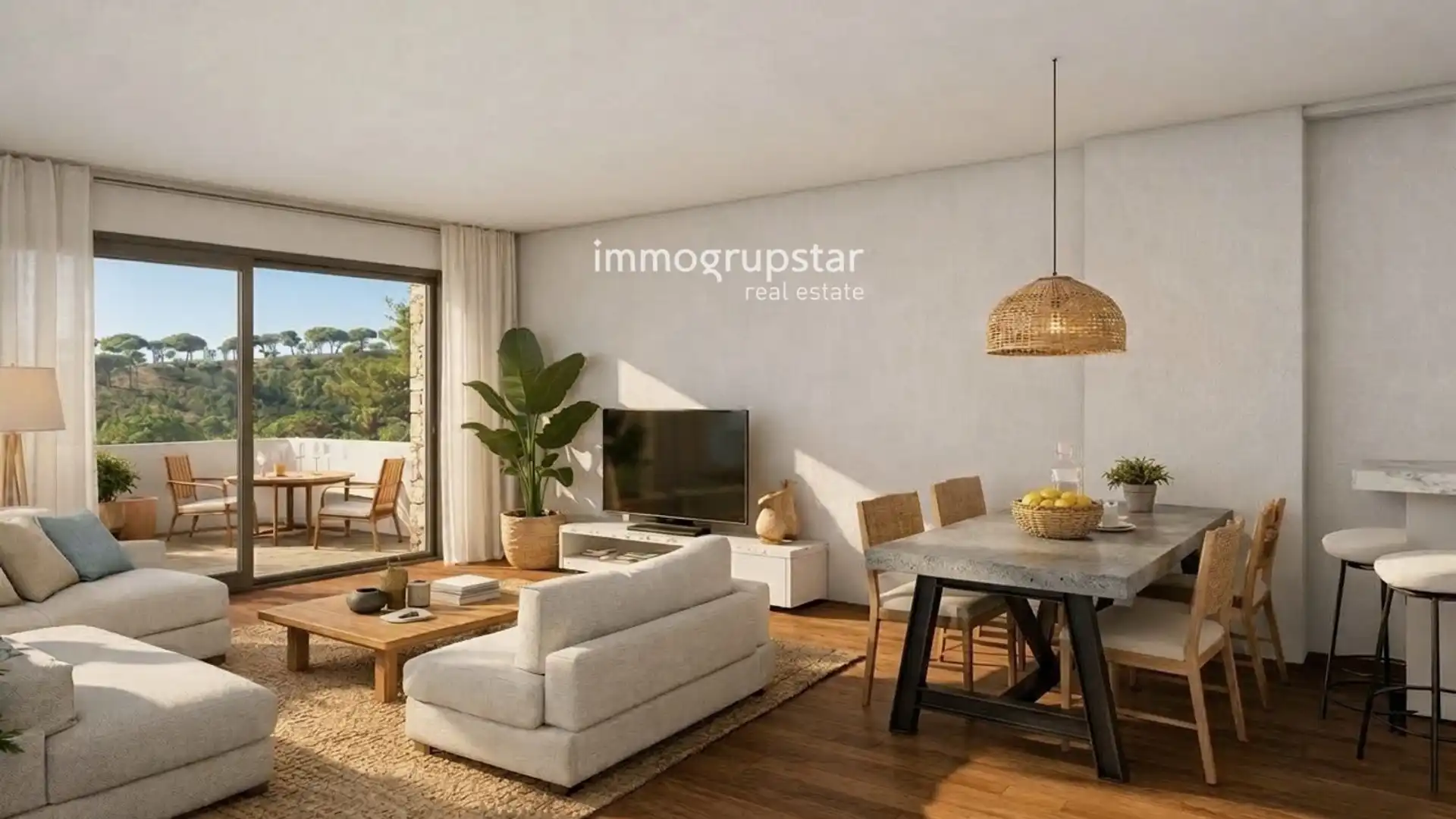 Sala de estar de Casa adosada en venta en Sant Feliu de Guíxols con Aire acondicionado, Calefacción y Terraza