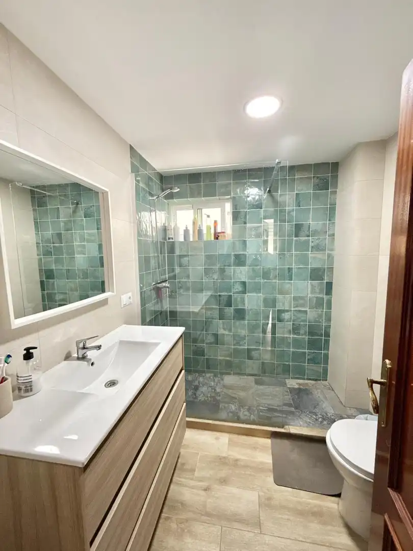 Bathroom of Flat for rent in Málaga  with Furnished