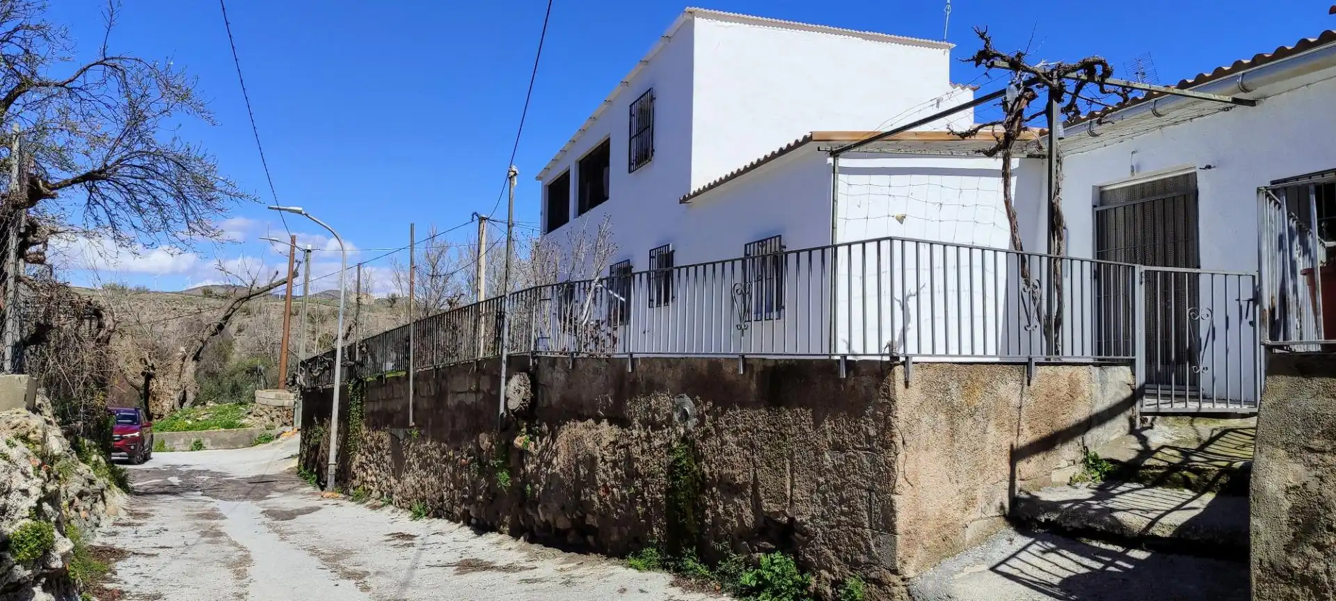 Exterior view of Houses for sale in Serón  with Private garden and Storage room