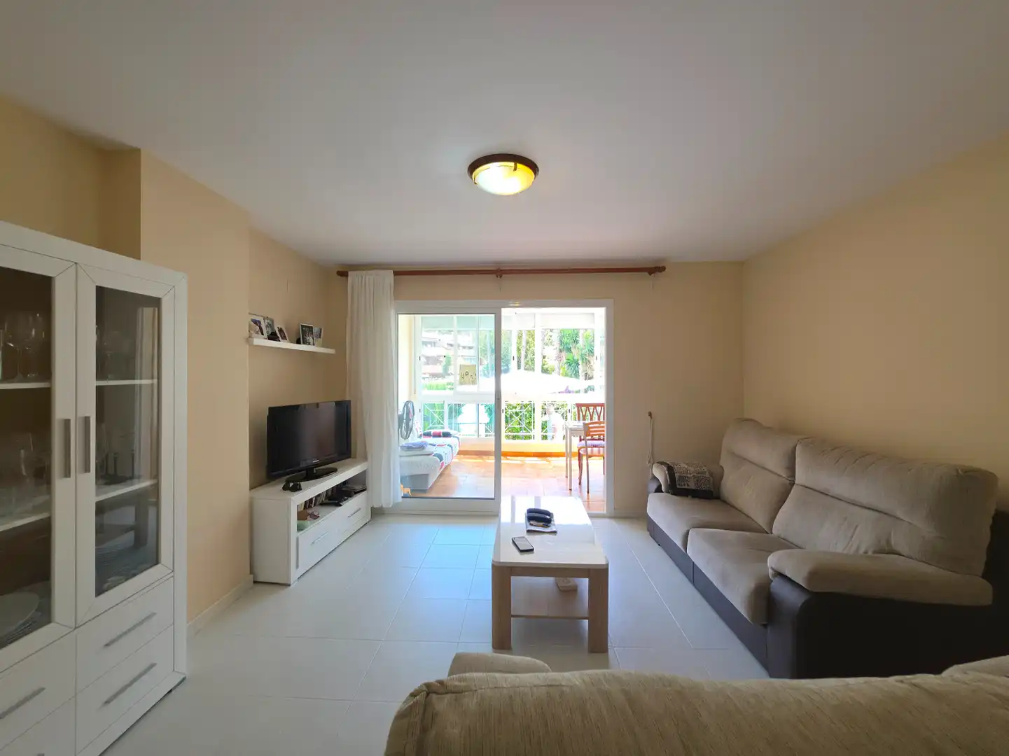 Living room of Flat for sale in Alicante / Alacant  with Private garden, Terrace and Swimming Pool