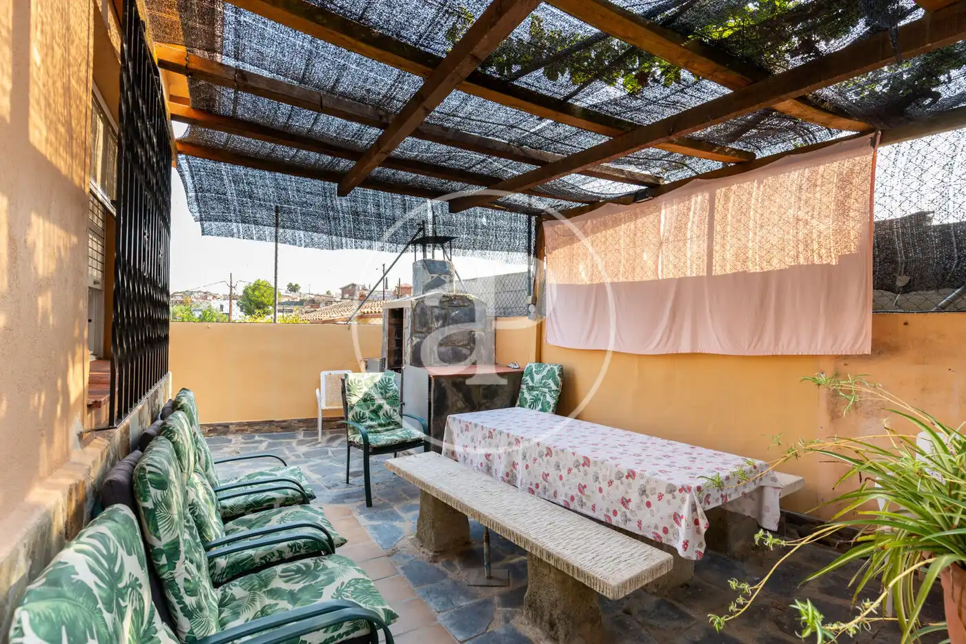 Terrace of Flat for sale in Rubí  with Air Conditioner, Heating and Private garden