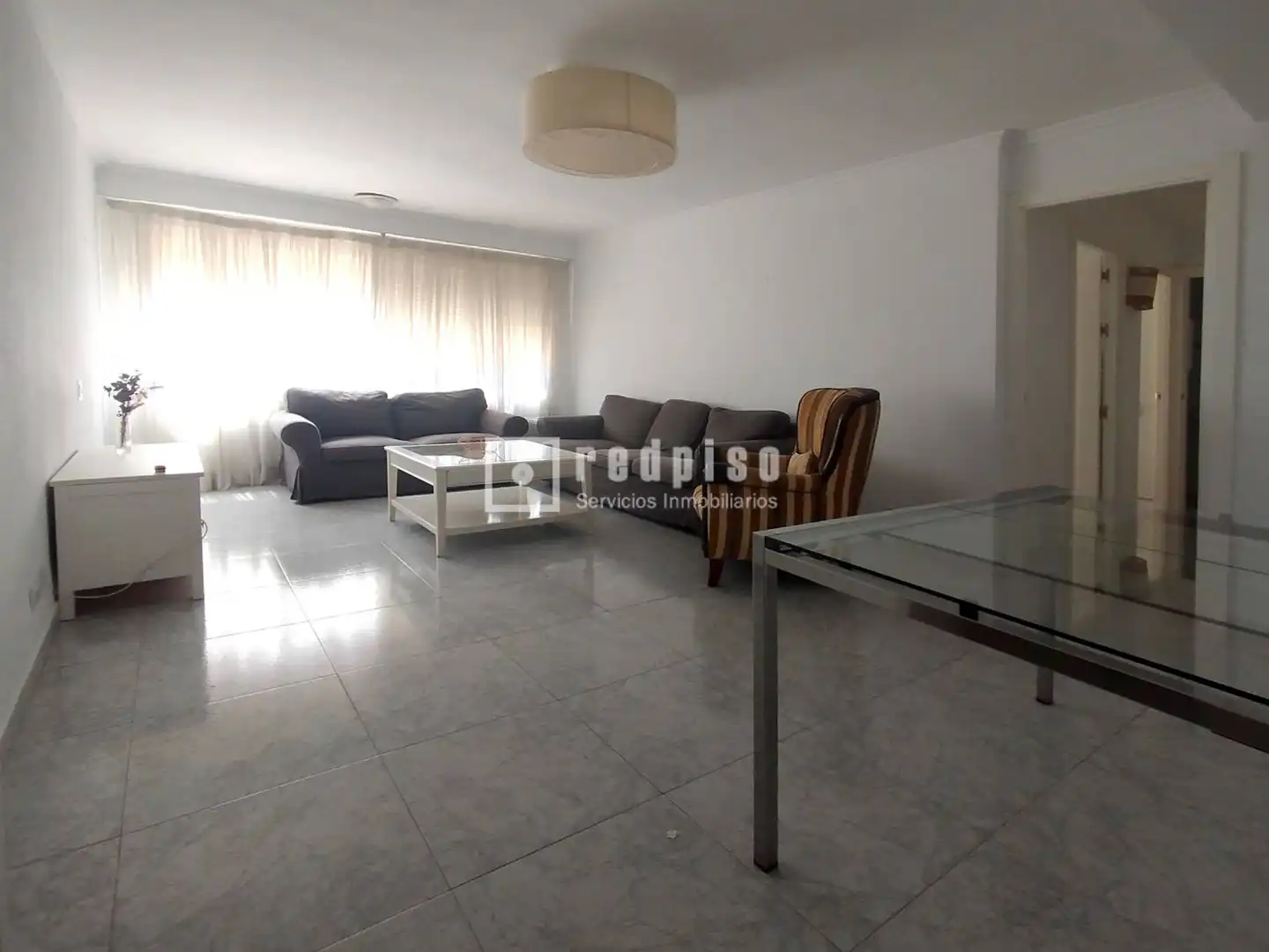 Sala de estar de Piso de alquiler en Sevilla con Aire acondicionado y Jardín privado
