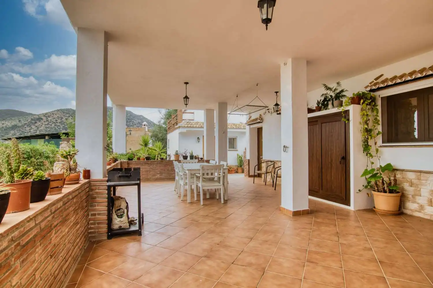 Jardín de Finca rústica en venta en Periana con Piscina