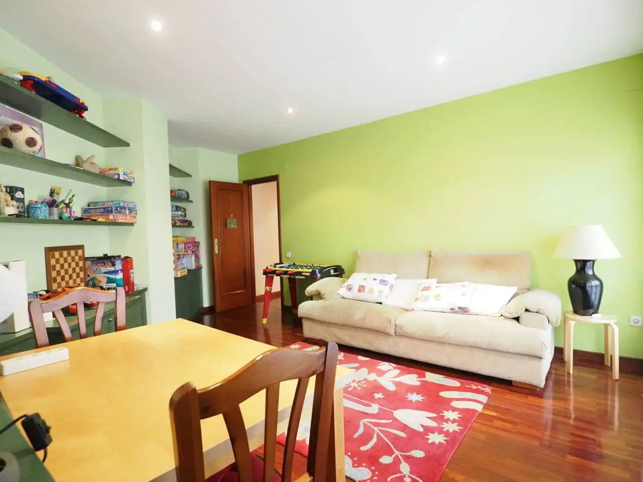 Wohnzimmer von Wohnung zum Verkauf in Granollers mit Heizung, Parkett und Terrasse