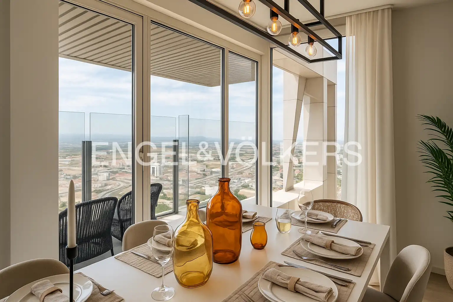 Dining room of Flat for sale in Valencia  with Air Conditioner, Heating and Terrace