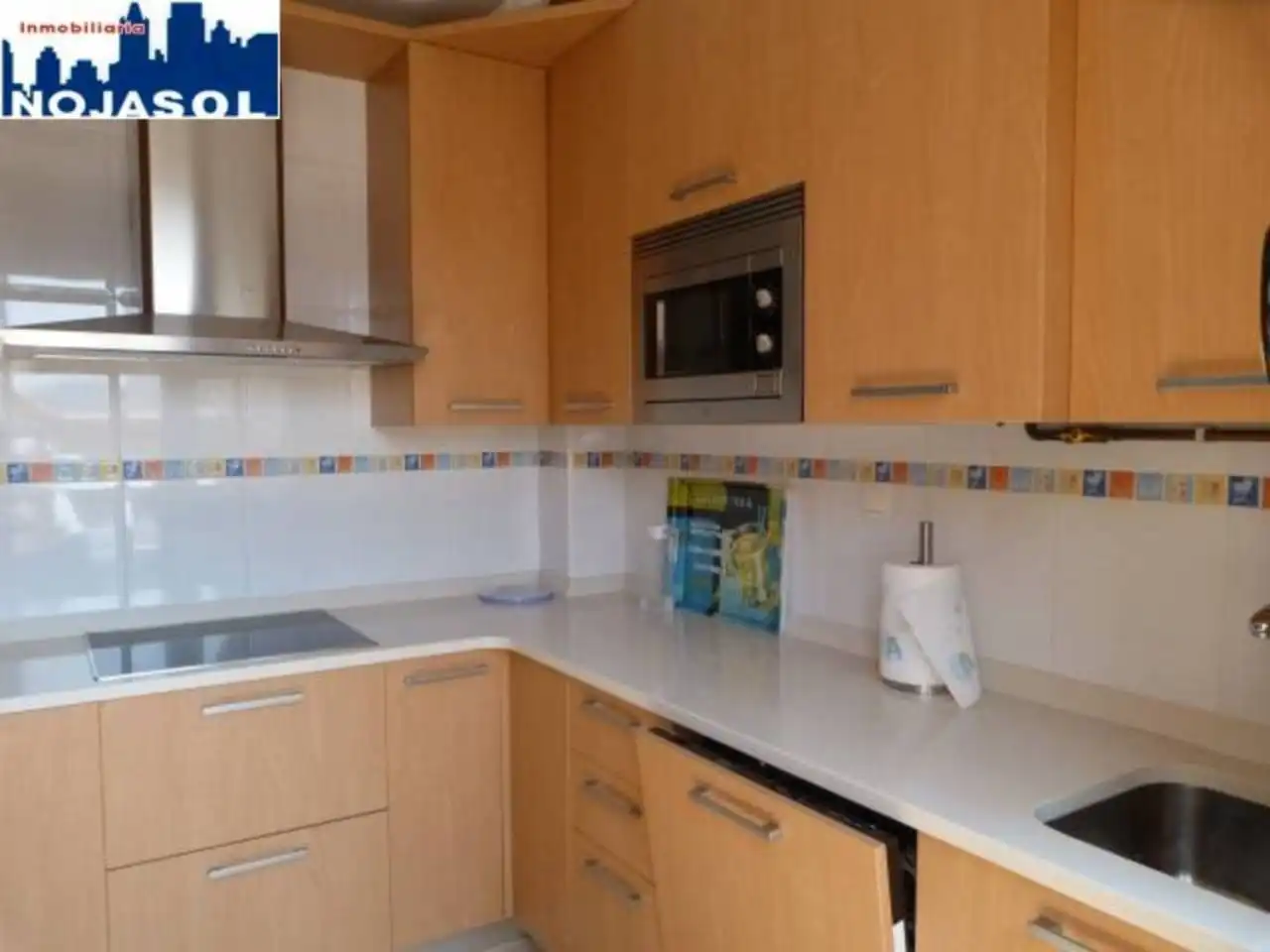 Cocina de Apartamento de alquiler en Noja con Calefacción, Terraza y Amueblado