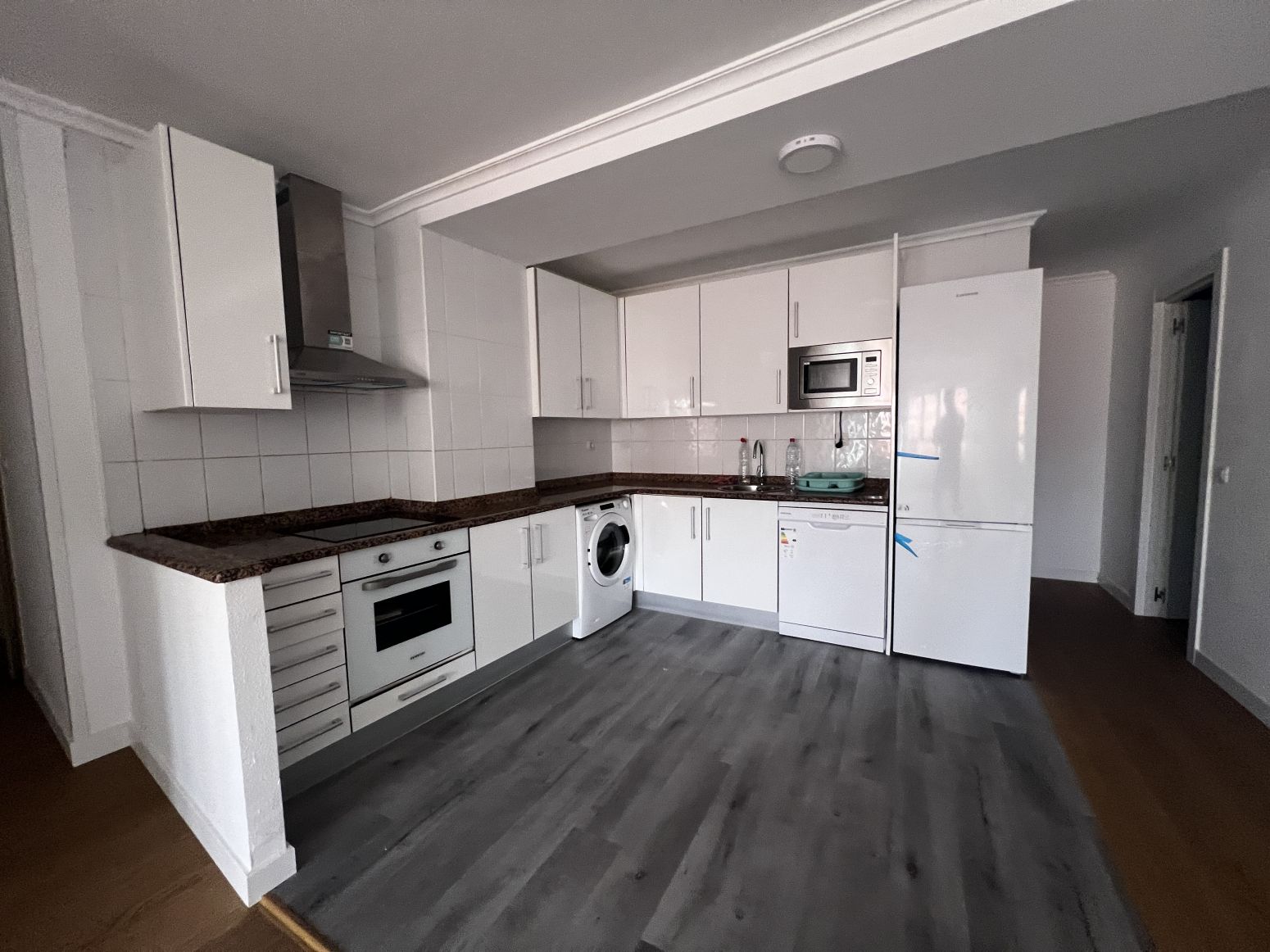 Kitchen of Flat for sale in Santander  with Heating, Private garden and Parquet flooring