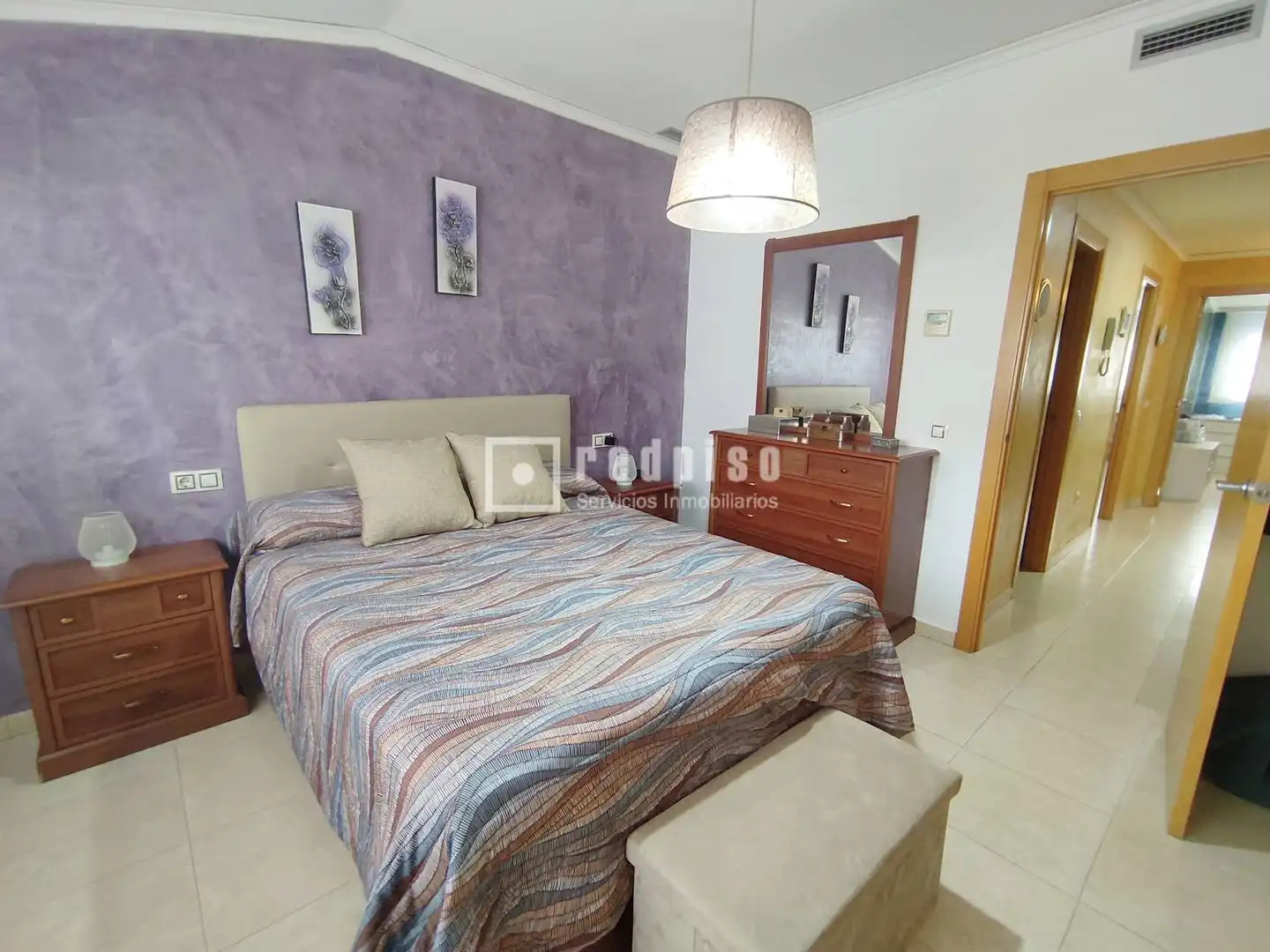 Bedroom of Houses for sale in Almazora / Almassora  with Air Conditioner, Private garden and Terrace