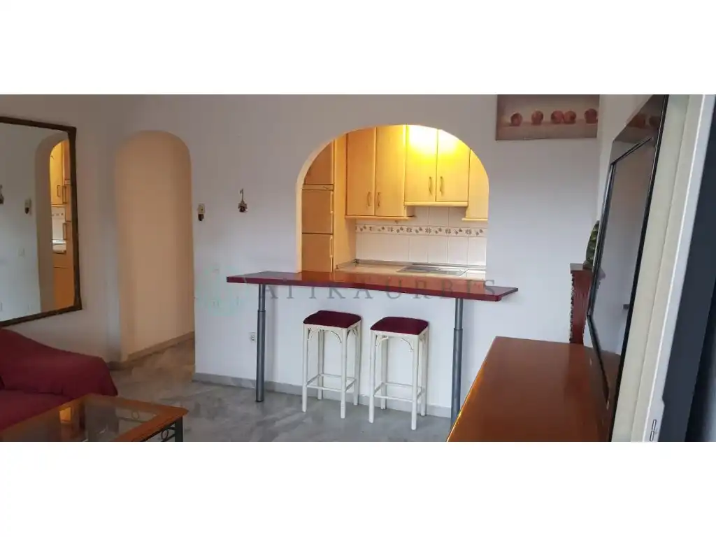 Cocina de Piso de alquiler en Mijas con Aire acondicionado, Jardín privado y Terraza