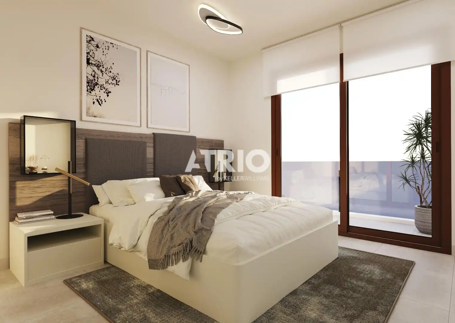Schlafzimmer von Wohnung zum Verkauf in Capdepera mit Klimaanlage, Privatgarten und Terrasse