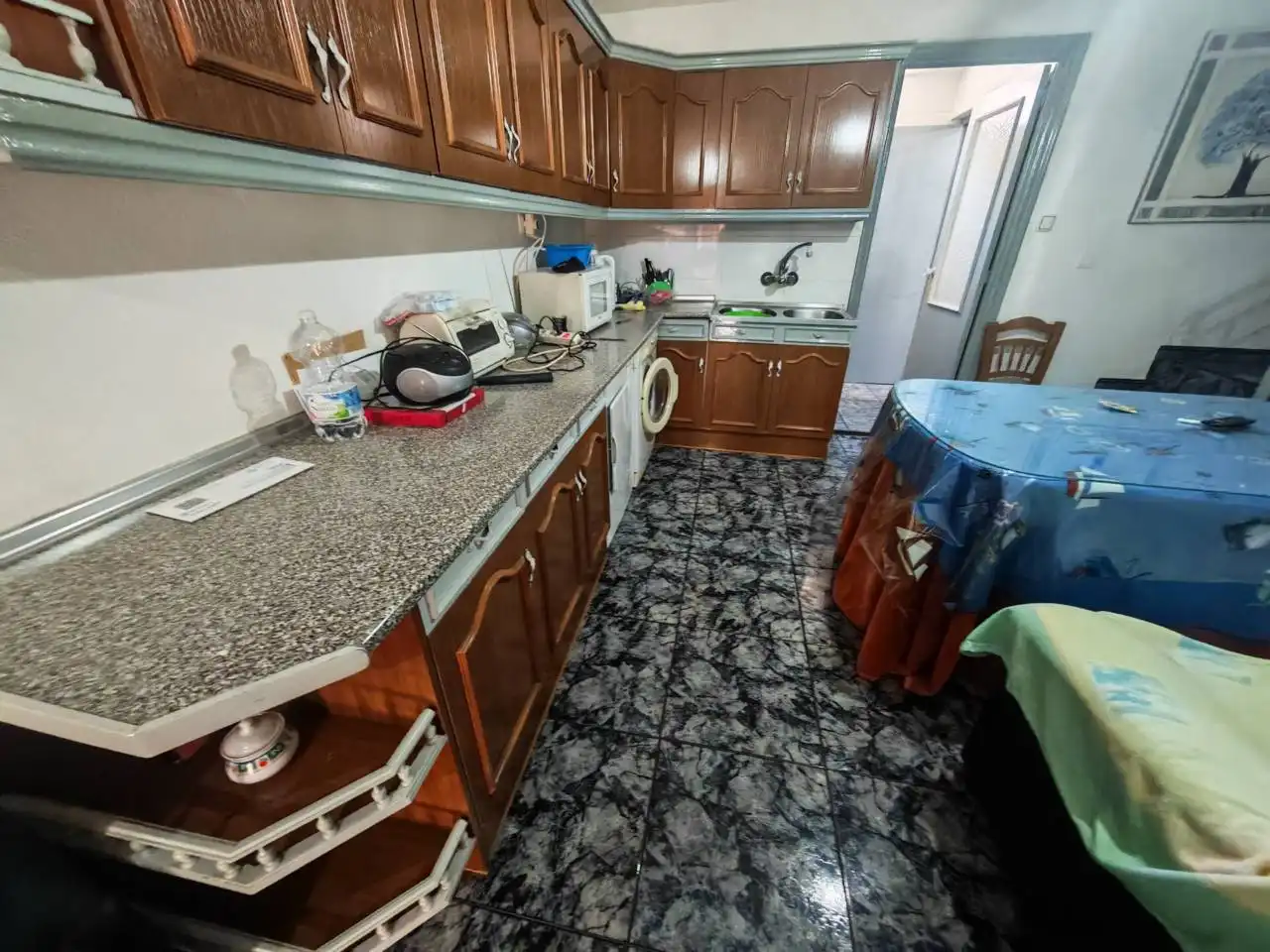 Cuina de Casa o xalet en venda en Huétor Tájar amb Terrassa i Moblat