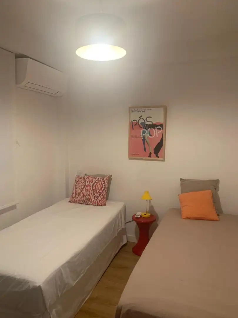 Bedroom of Flat for rent in Málaga  with Air Conditioner, Furnished and Washing machine
