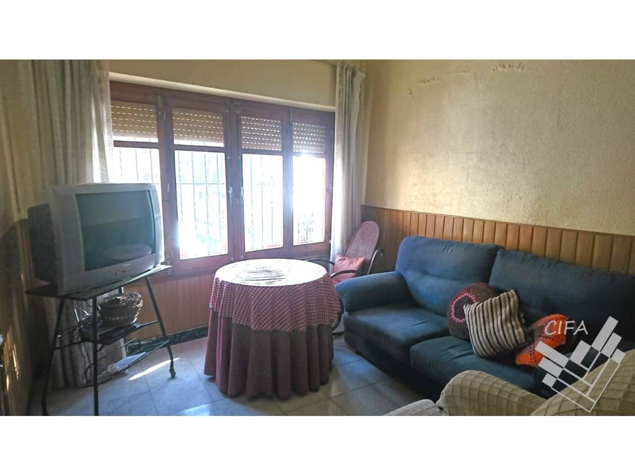 Sala d'estar de Casa adosada en venda en Sant Mateu amb Terrassa i Moblat