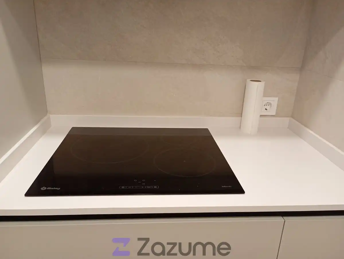 Küche von Wohnung zur Miete in Barcelona mit Klimaanlage, Heizung und Parkett