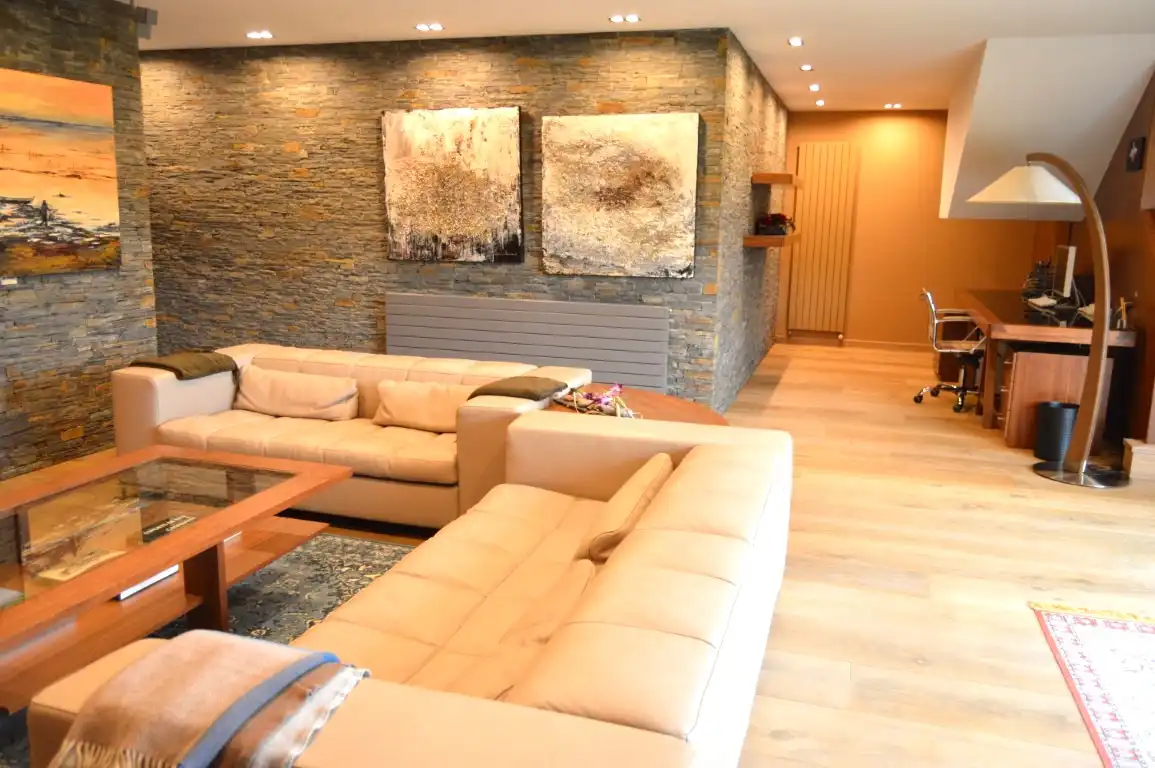 Sala de estar de Casa o chalet de alquiler en Prullans con Jardín privado, Parquet y Terraza