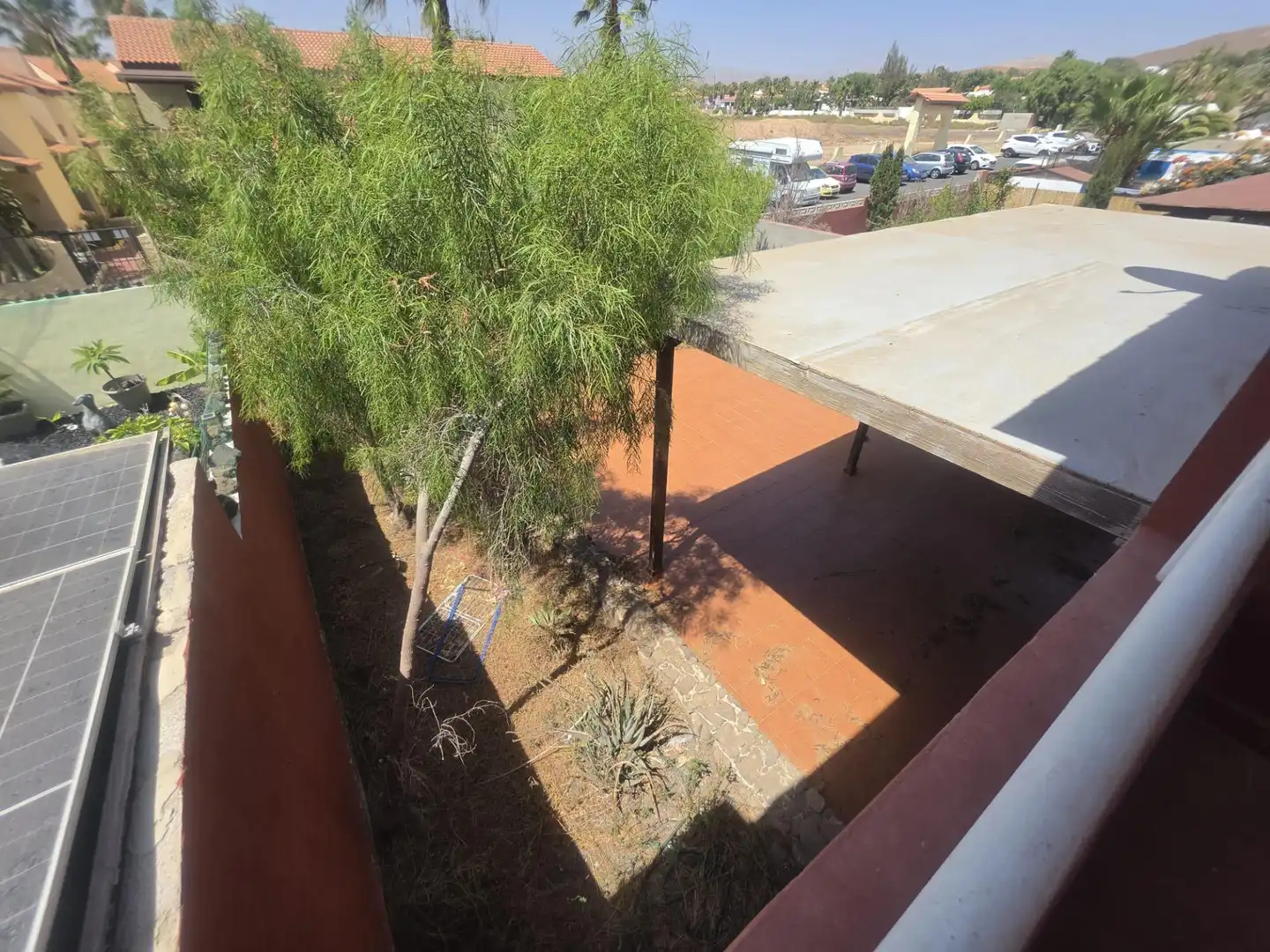 Terrassa de Casa o xalet en venda en La Oliva amb Jardí privat