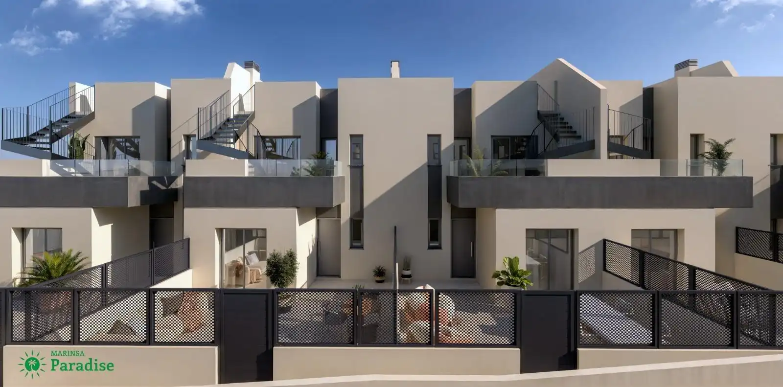 Vista exterior de Casa adosada en venta en Nerja